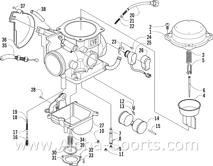 26 Arctic Cat 400 Carburetor Diagram - Wiring Diagram List